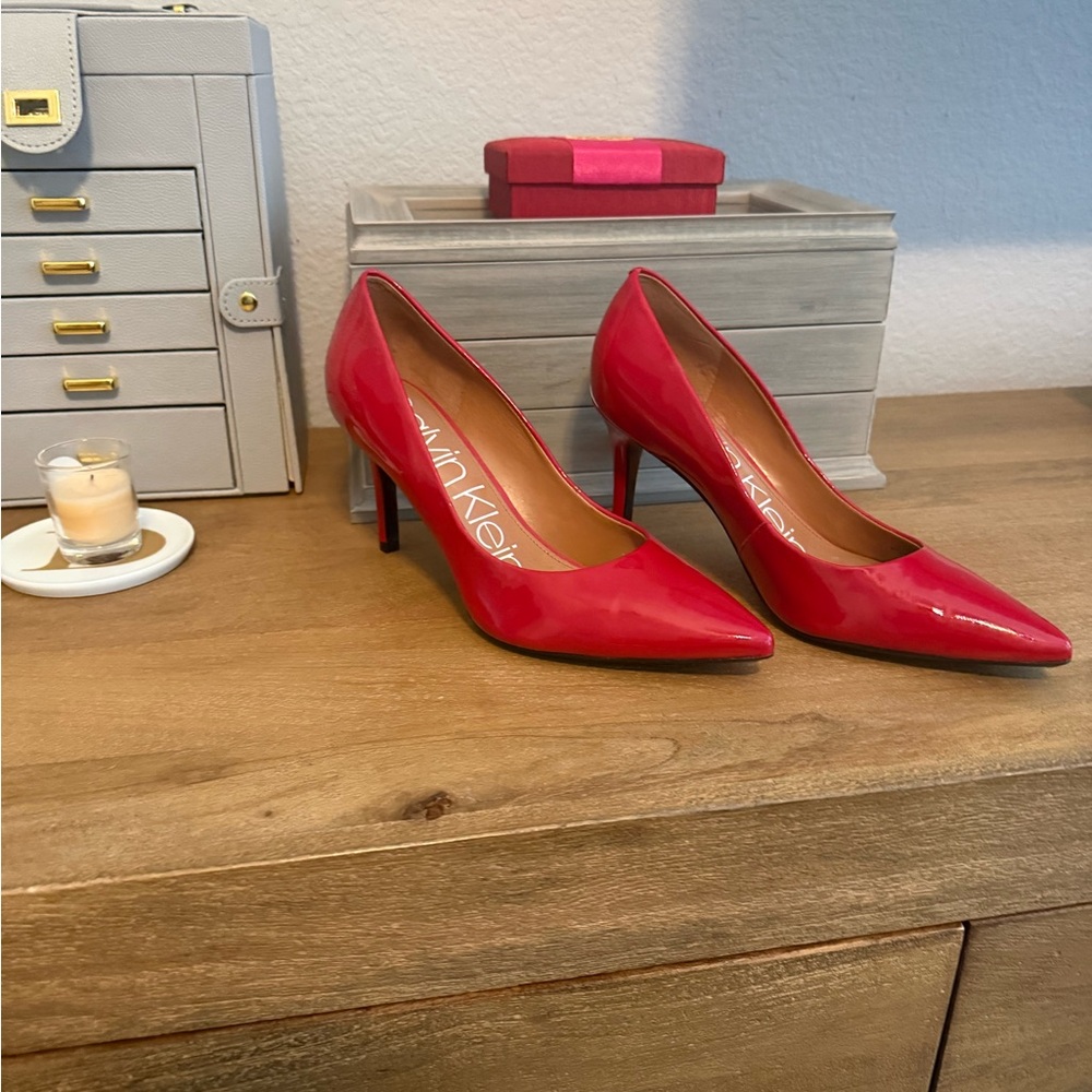 Calvin Klein Women's Bold Red Heels